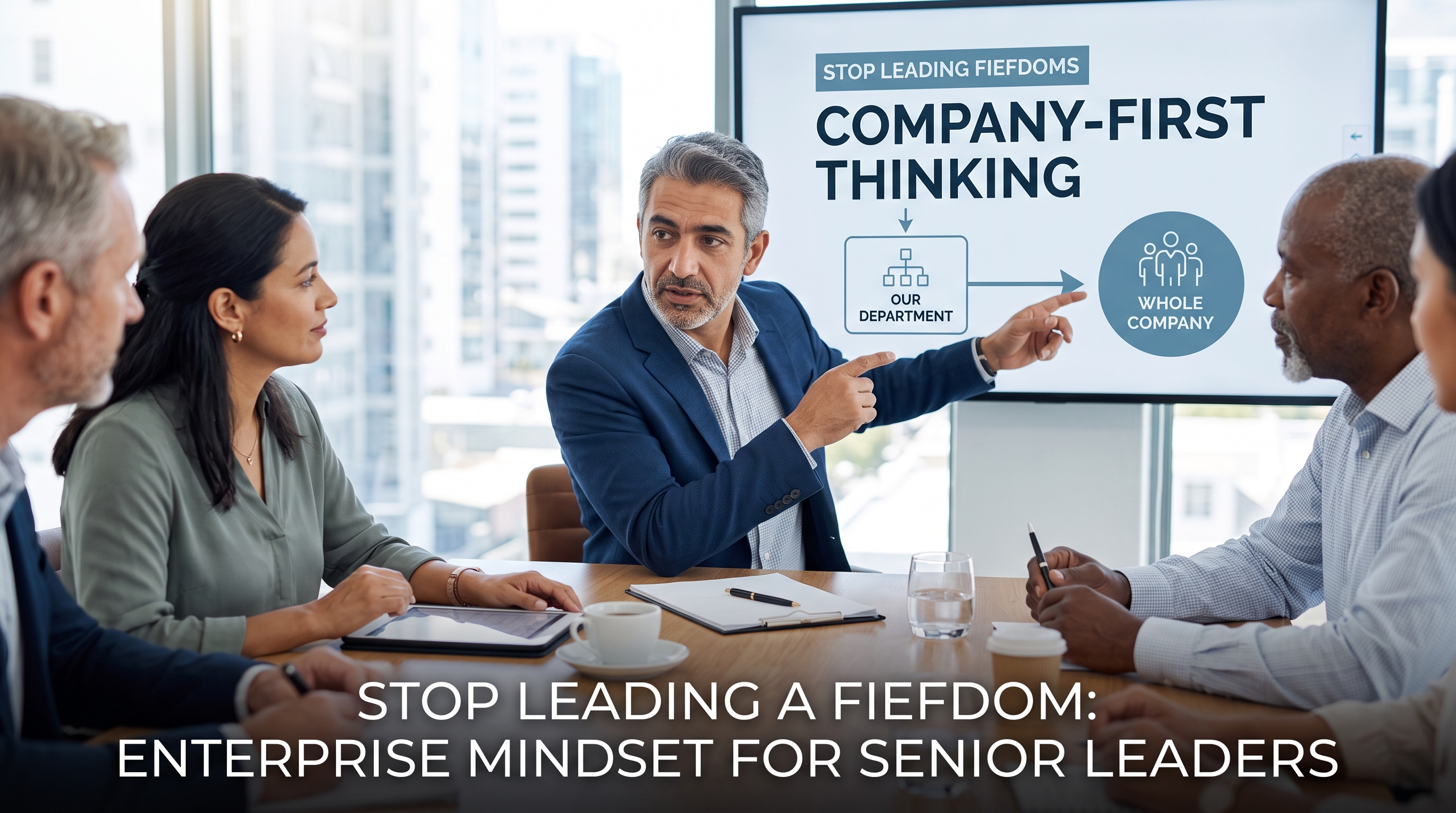 Stop Leading a Fiefdom: How to Get Senior Leaders Thinking Company-First
